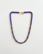 Collar Discos de Hemtatita Dorada y Engomada en Colores