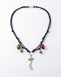 Collar Cristales Murano Natural y Dije de Mantarraya con Zirconias (Copia)