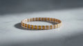 Pulsera de Cuentas Miyuki Tila Nácar Durazno