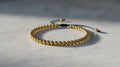 Pulsera Esferas de Hematita Natural Hilo