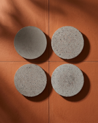 Portavasos de concreto artesanal – Decoración funcional