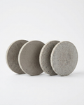 Portavasos de concreto artesanal – Decoración funcional