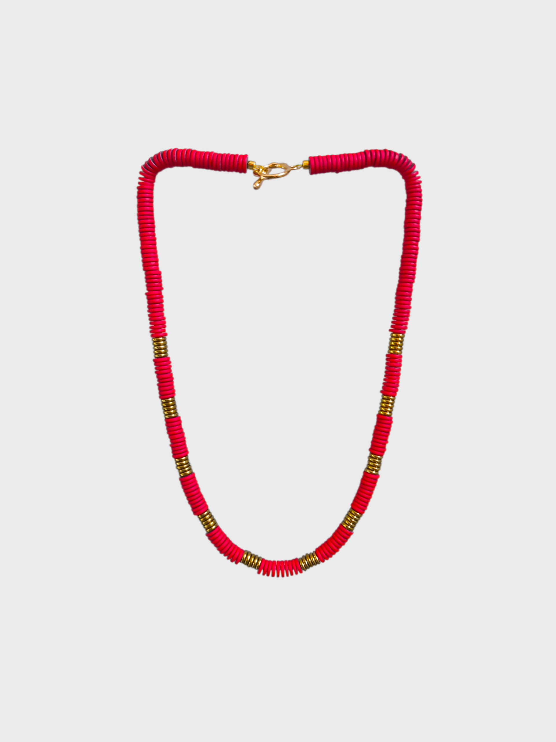 Collar corto de discos engomados