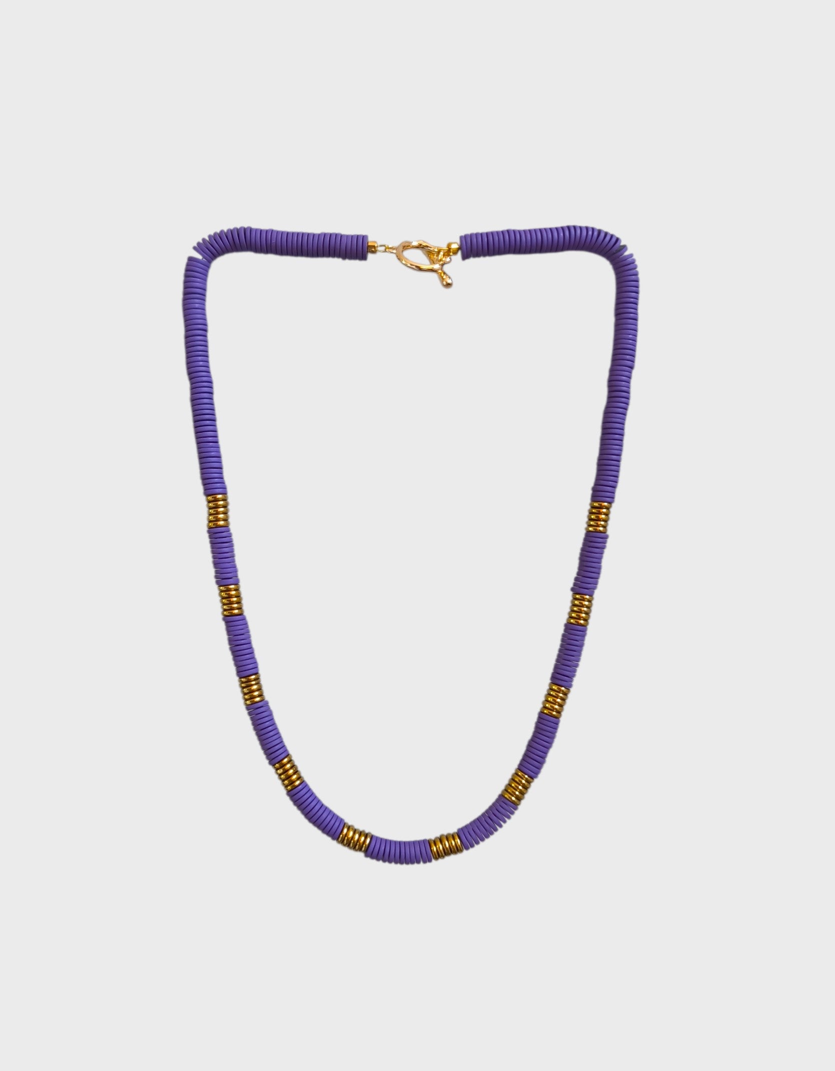 Collar corto de discos engomados