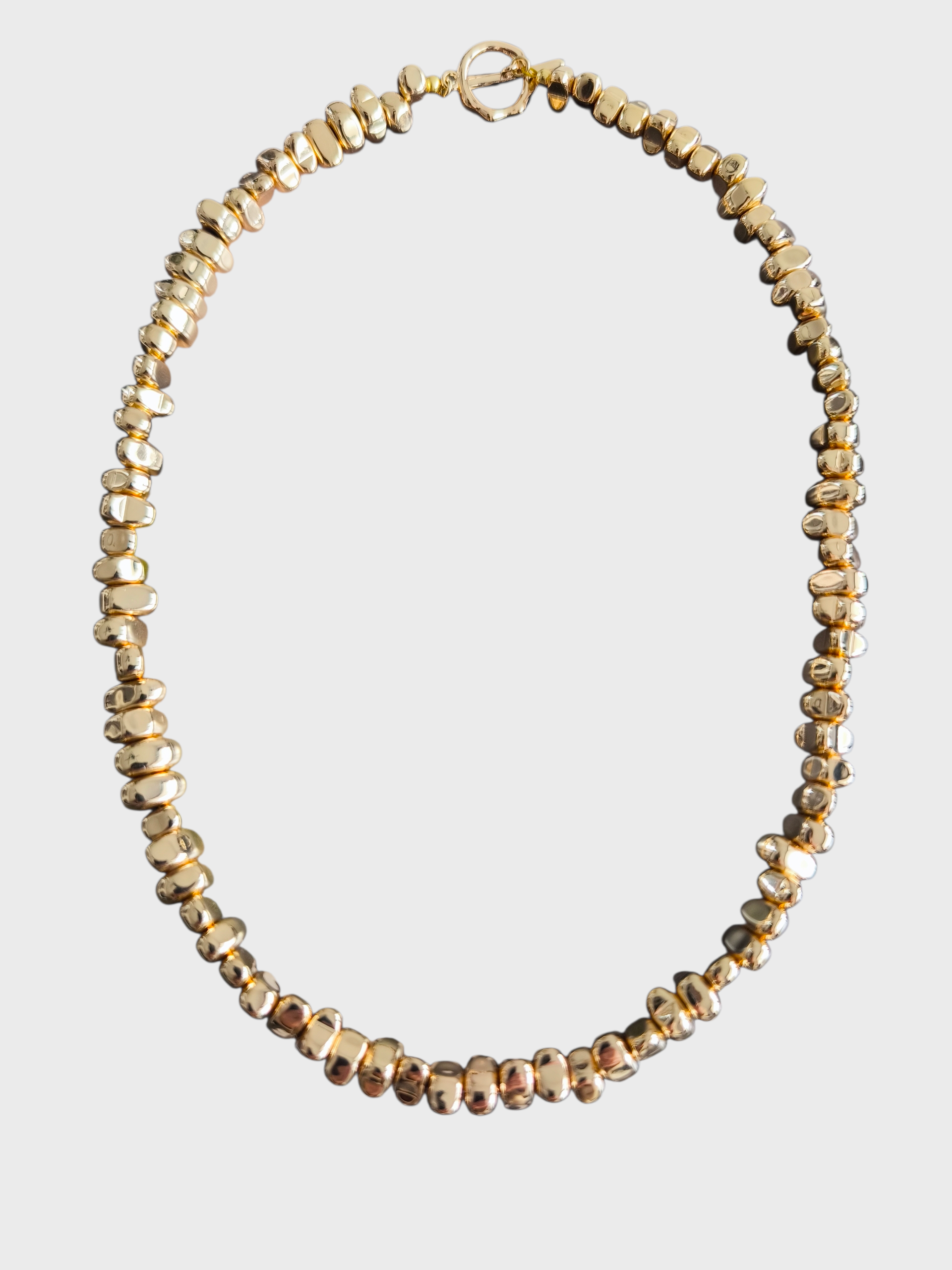 Collar nuggets de hematita.